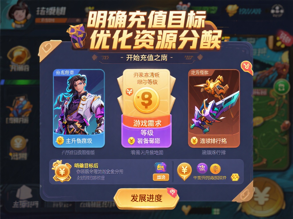 如何用YY易游充值快速提升游戏等级的实用指南 明确充值目标,优化资源分配
在开始充值之前,玩家