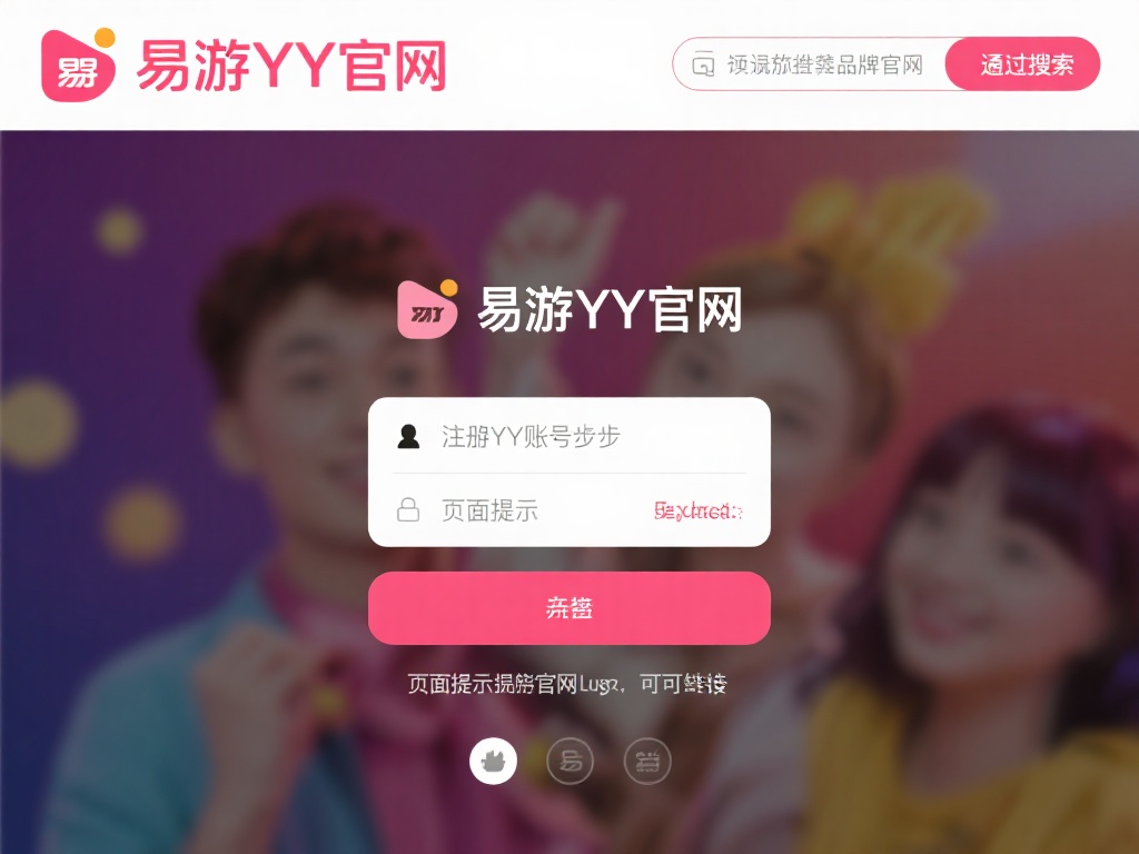 注册易游YY账号的第一步，就是找到其官网网址。请确